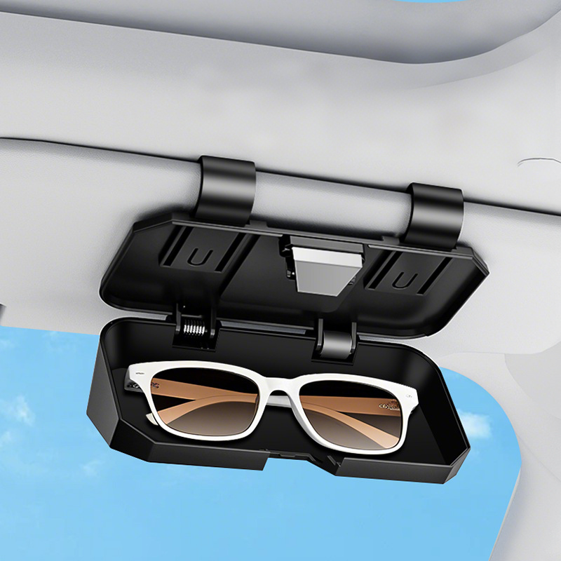 Aufbewahrungsbox für Sonnenbrillen im Auto