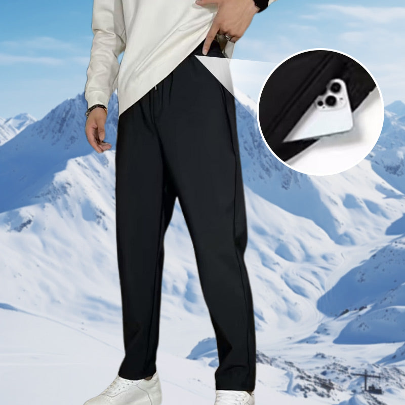 Winterwarme, wasserdichte Jogginghose mit Kordelzug