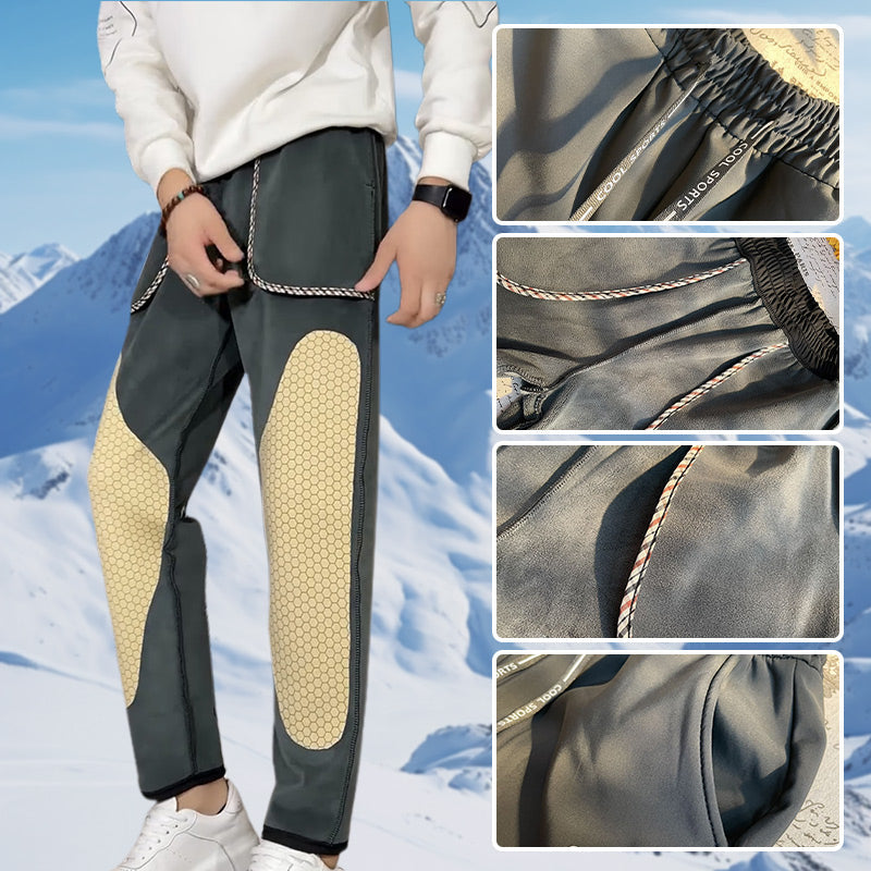 Winterwarme, wasserdichte Jogginghose mit Kordelzug