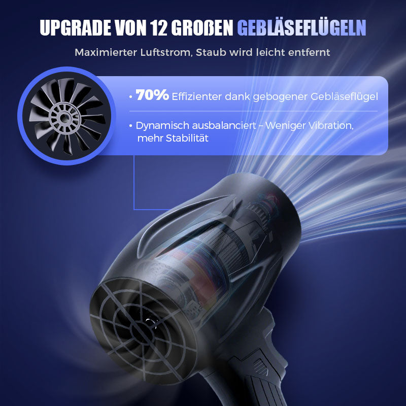 Leistungsstarkes elektrisches Handheld-Gebläse für Schneeräumung