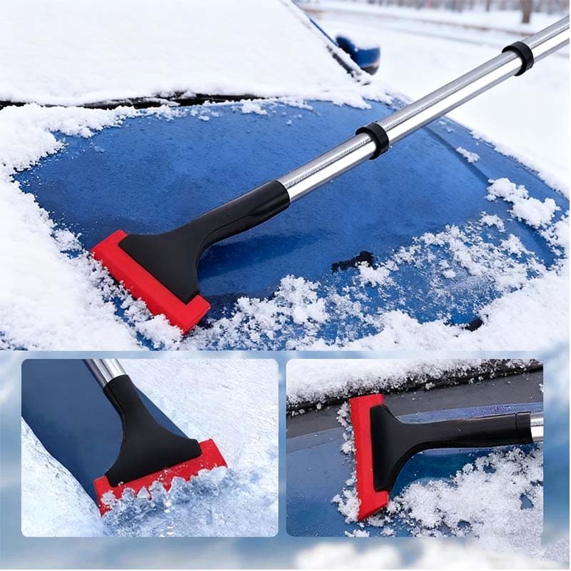 Multifunktionale Auto-Schneebürste mit Eiskratzer