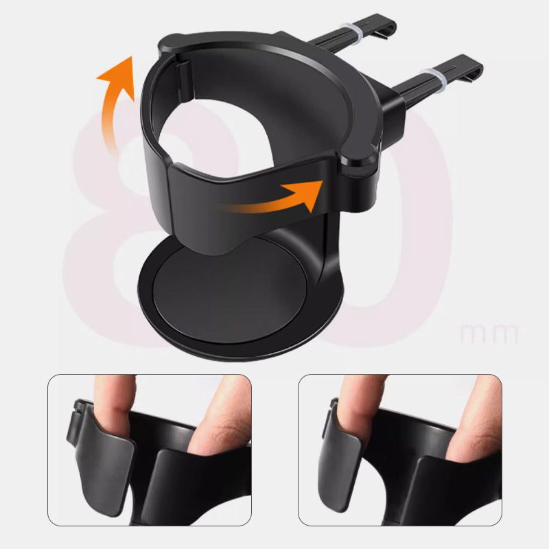 Multifunktionaler Autobecherhalter