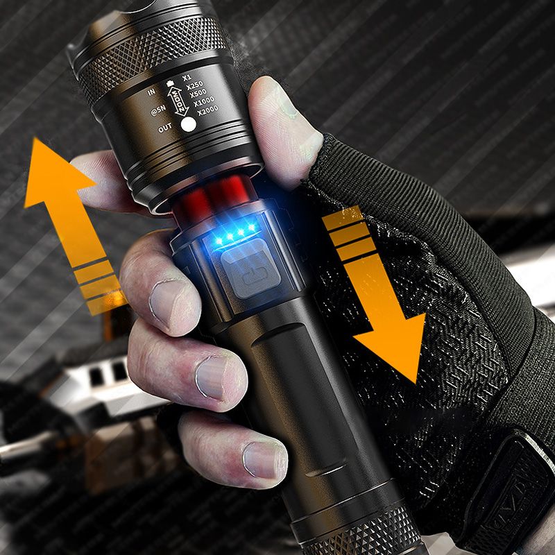 🔦☀️ Superhelle zoomfähige Taschenlampe