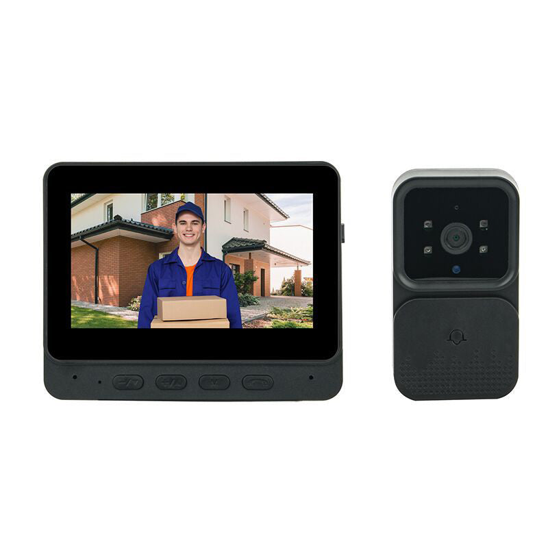 📢📢60 % RABATT !! ⏰WLAN-Türkamera mit Monitor für Einfamilienhaus & Wohnung 🔔