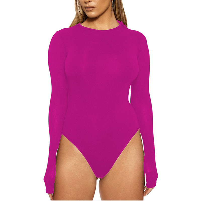 Creamy Fabrics – Bodysuit Sculpting Shapewear Langarm mit String