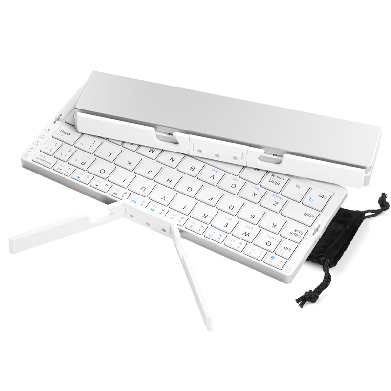 Faltbare Bluetooth-Tastatur mit Ständer