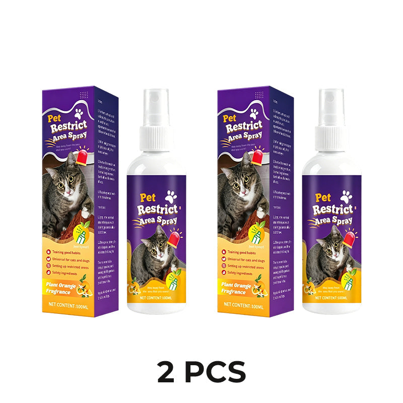 Haustier-Sperrbereich-Spray – Natürliches Katzen- und Hundeabwehrmittel