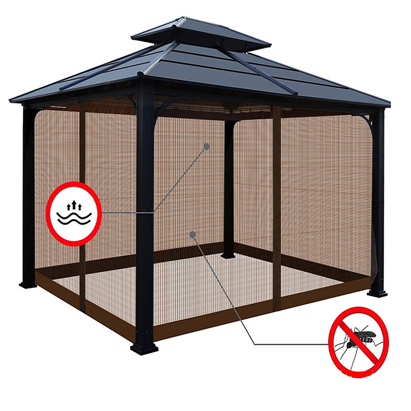 Universelles Moskitonetz für Gartenpavillons