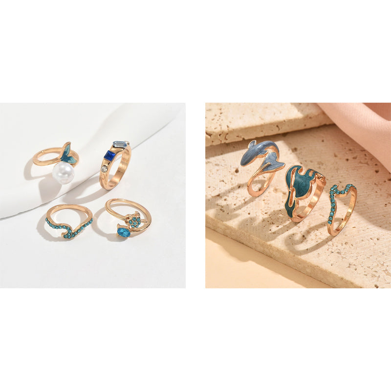 Verstellbarer Schwanzring, Marineschmuck