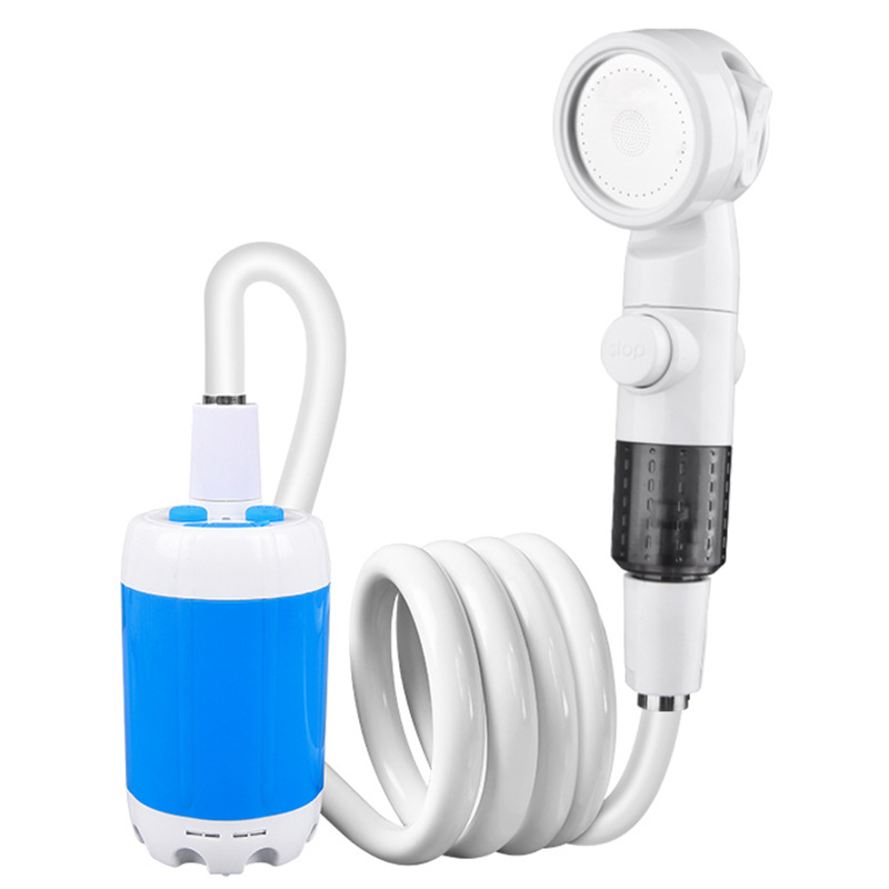 🚿🔥 HEUTE – 50%! Kabellose Campingdusche mit Pumpe – Tragbar, wiederaufladbar & perfekt für Outdoor, Reisen & Strand – Erfrischende Dusche überall 🌊✨