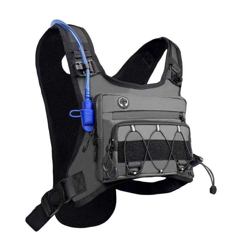 Brusttasche, Trinksystem-kompatible Radweste für Herren