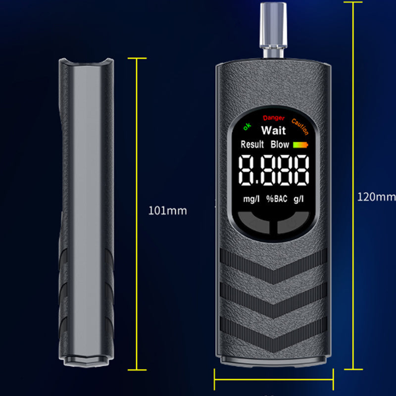 📢📢 50 % RABATT!! 🚔✨ Tragbares wiederaufladbares Atemalkoholmessgerät – schneller Alkoholtester für Zuhause & Unterwegs | |LCD-Display + Sprachansage