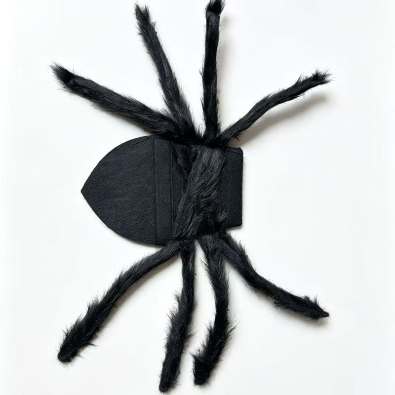 Halloween-Kostüm für Haustiere: Gruselige Plüsch-Spinne – Verwandlungsoutfit für Hunde und Katzen