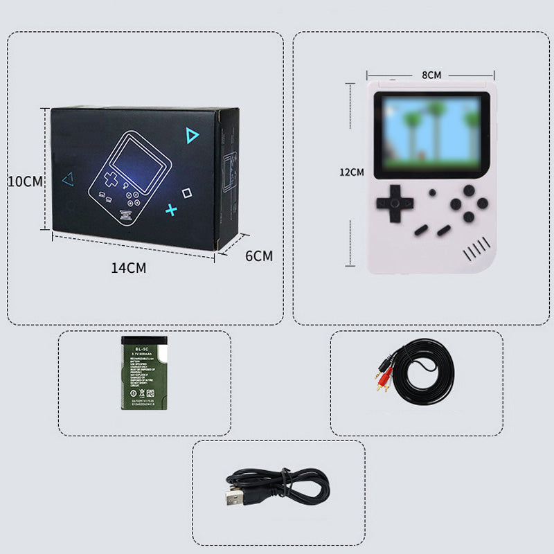 Ideales Geschenk - Handheld FC Spielkonsole mit 400 Spielen für Kinder