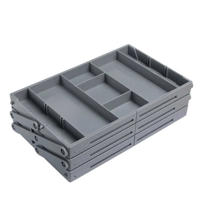 Ausziehbarer, zusammenklappbarer Schubladenorganizer
