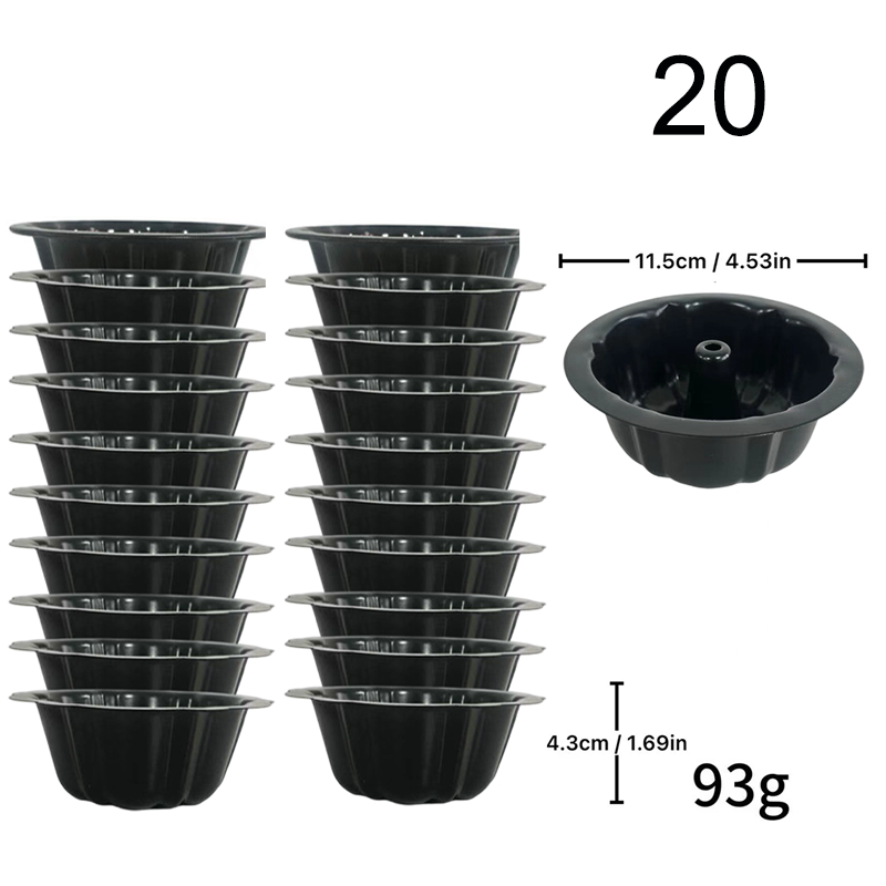 Mini-Kürbis-Kuchenform aus Kohlenstoffstahl
