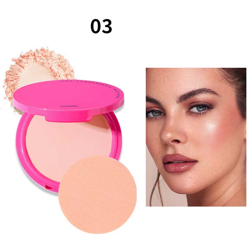 Waterproof Oil Control Face Pressed Powder