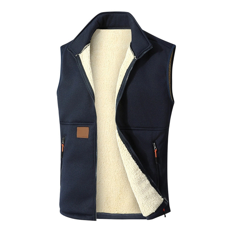 🔥 50% Rabatt – nur heute! 🎉 Unisex Winter Weste mit Plüschfutter für Wärme