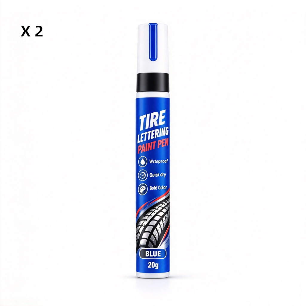 🥳Letzter Tag🎉Reifenbuchstaben- Farbmarker – Permanent-Stil DIY Reifenbeschriftungs-Marker, wasserdicht, UV-beständig & hitzebeständig für Autos & Motorräder🔥