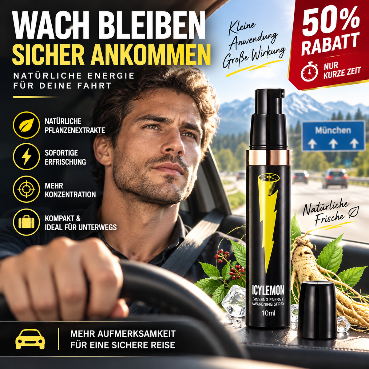 🌿Ein belebendes Ginseng-Spray