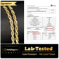 Mehrlagige Gold-Twist-Seil-Halskette