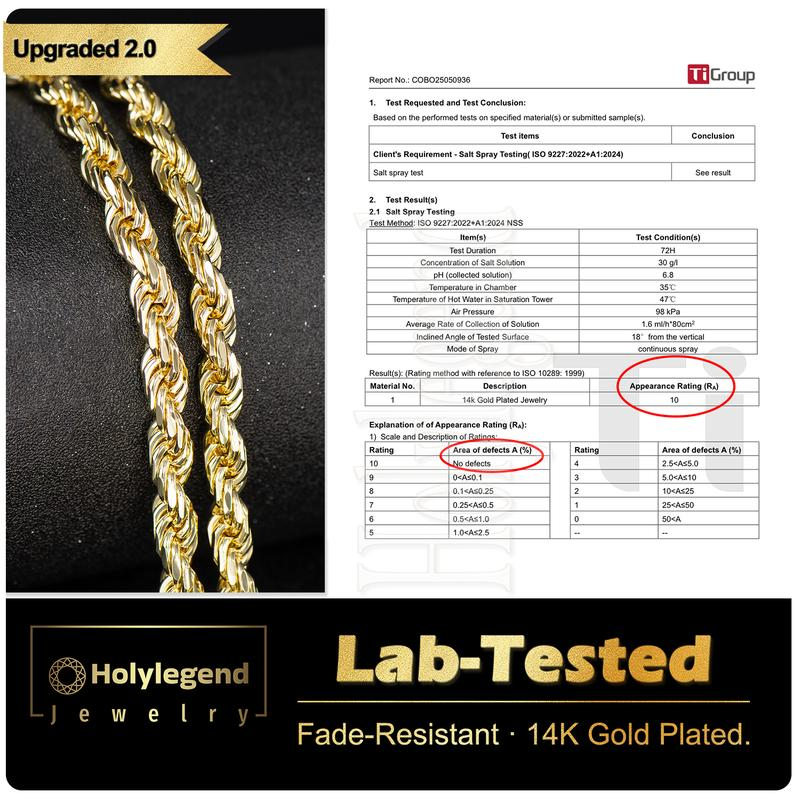 Mehrlagige Gold-Twist-Seil-Halskette