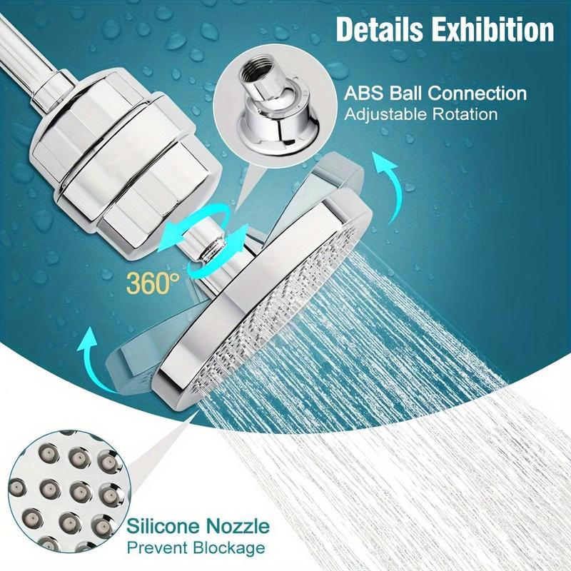 🧼54 % Rabatt🚿Ein 20-stufiges Filtersystem entfernt Chlor und Schadstoffe und liefert so enthärtetes Wasser für die Duschköpfe im Badezimmer.💧