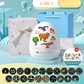 🔥 Heute -50 %! 🦕🦕🥚 Dino-Ei-Nachtlicht-Projektor mit Musik – Timer, 360° drehbar – magisches Kinderzimmer! ✨