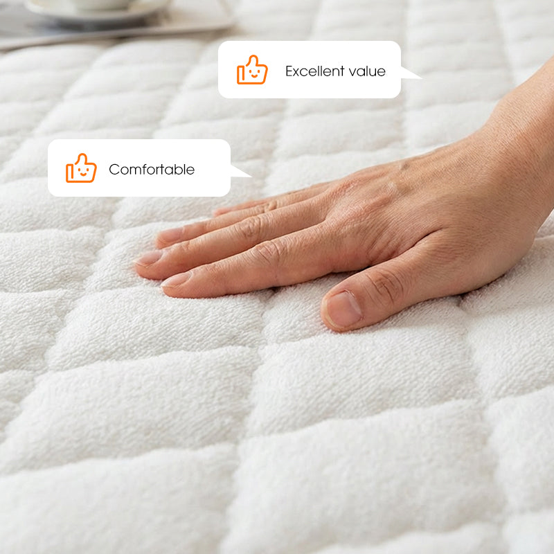 🛏️ 60 % RABATT! 🛡️ Set aus wasserdichtem Matratzenbezug und Kissenbezügen – Milbenabweisend, weich im Griff und leicht zu waschen ✨