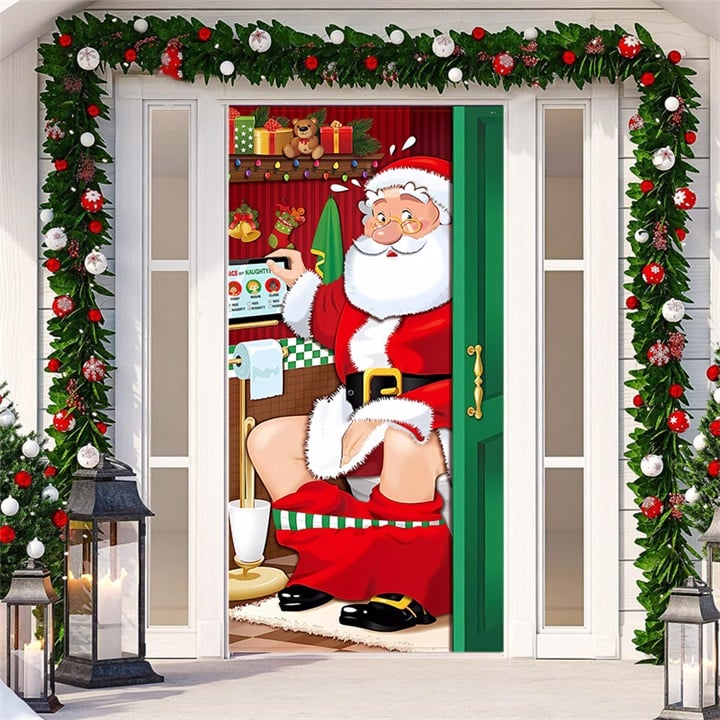 ✨ Machen Sie jede Tür festlich: Weihnachts-Türabdeckung kaufen 2, bekommen 1 gratis 🎅