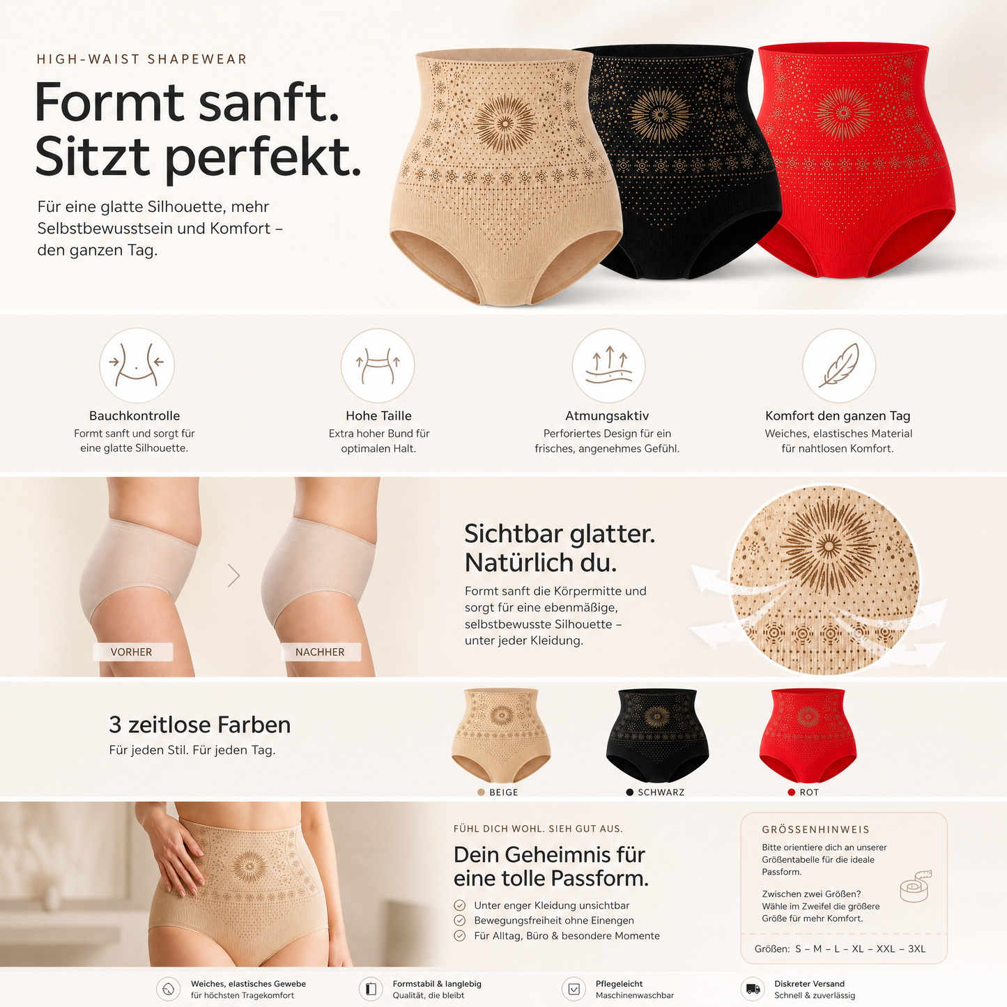 🥳 Unverzichtbare Aktionen im Jahr 2026 💞4-in-1 Shapewear-Shorts