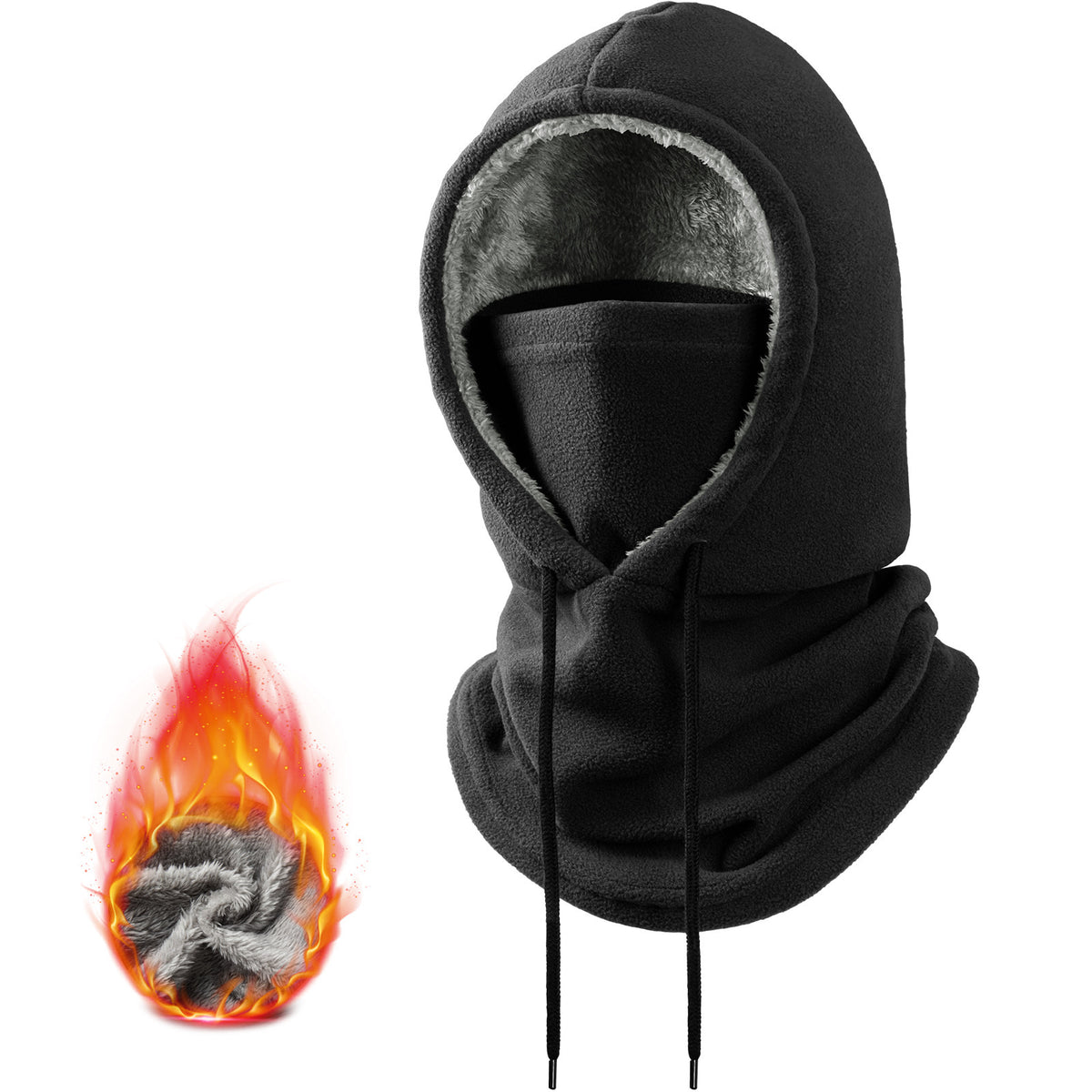 ❄️ Winter-Gesichtsmaske aus Polarfleece – Winddicht & wärmend für eisige Tage