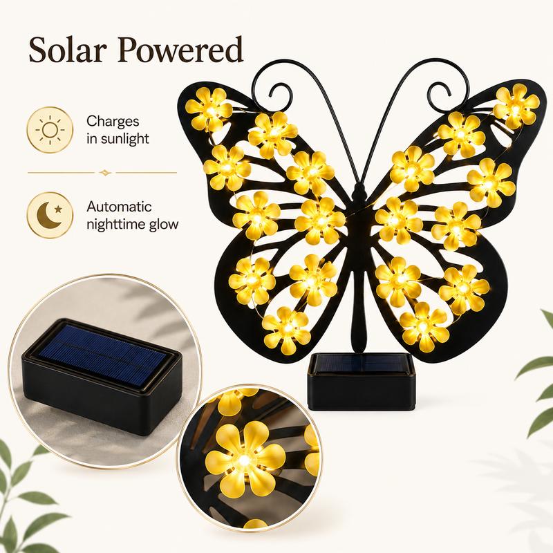 Solar Butterfly Light
