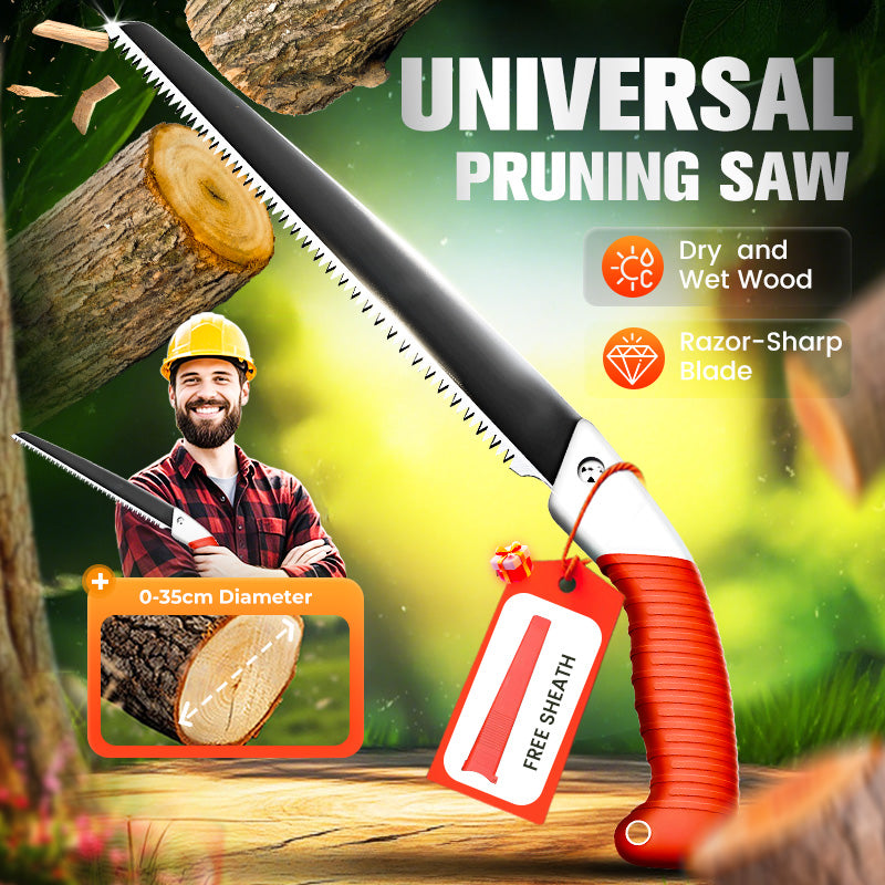 🔩Leichte und scharfe Universal-Astsäge mit Schutzscheide🧰