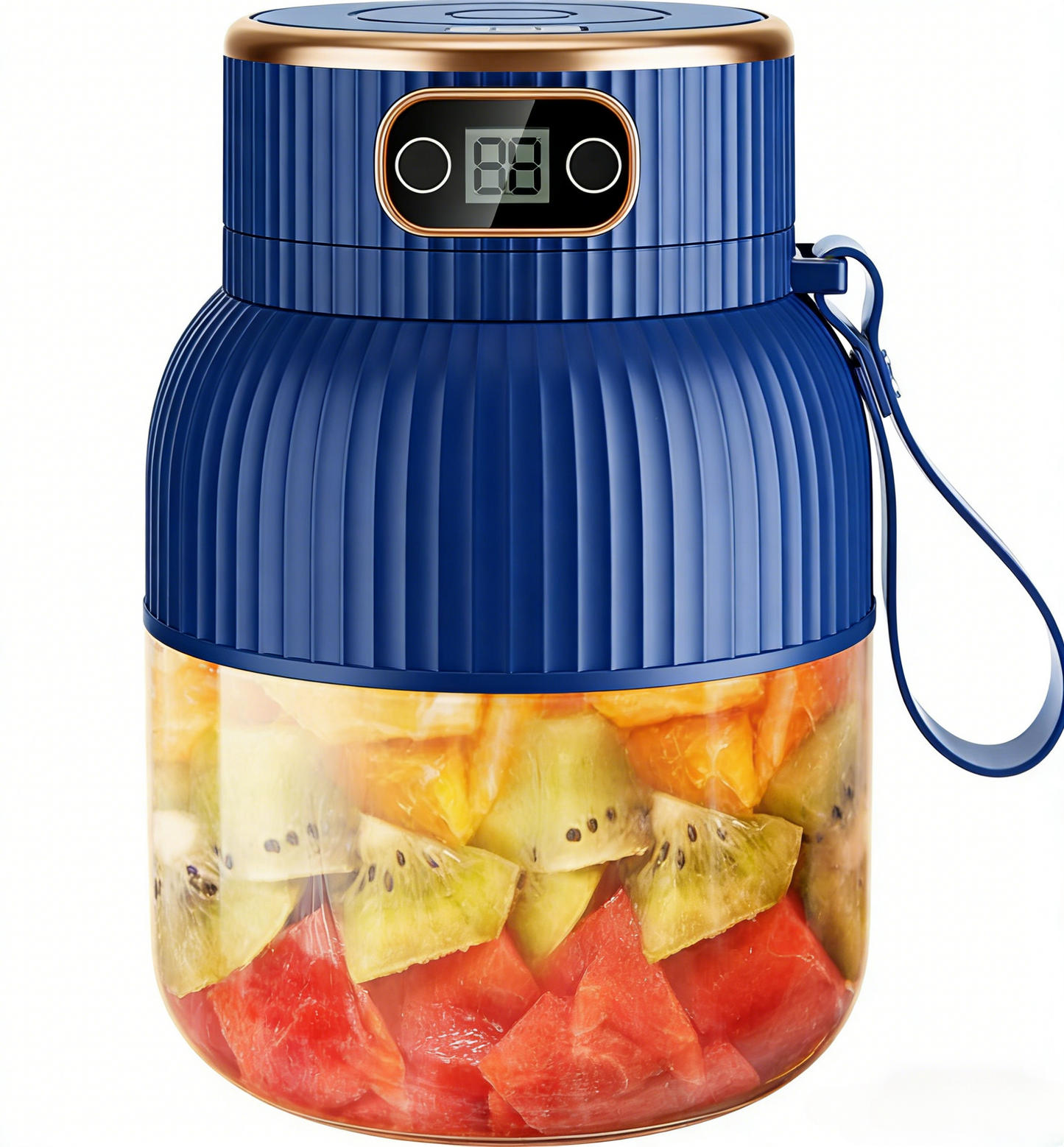 🔥 Wiederaufladbarer Handmixer – Leistungsstark für Obst und Gemüse! 🥤🍓