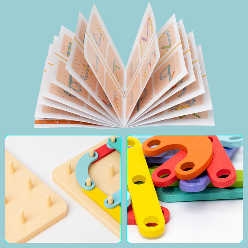🔥Heißer Verkauf 50% 0FF🔥Montessori-Steckbrettpuzzle 🎅Weihnachtsgeschenkidee!🎁
