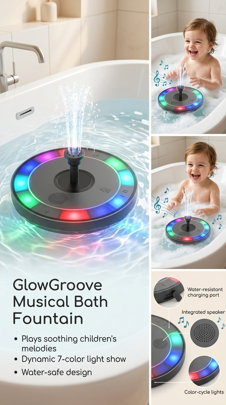 🎵 Badezimmer-Musikbrunnen-Spielzeug