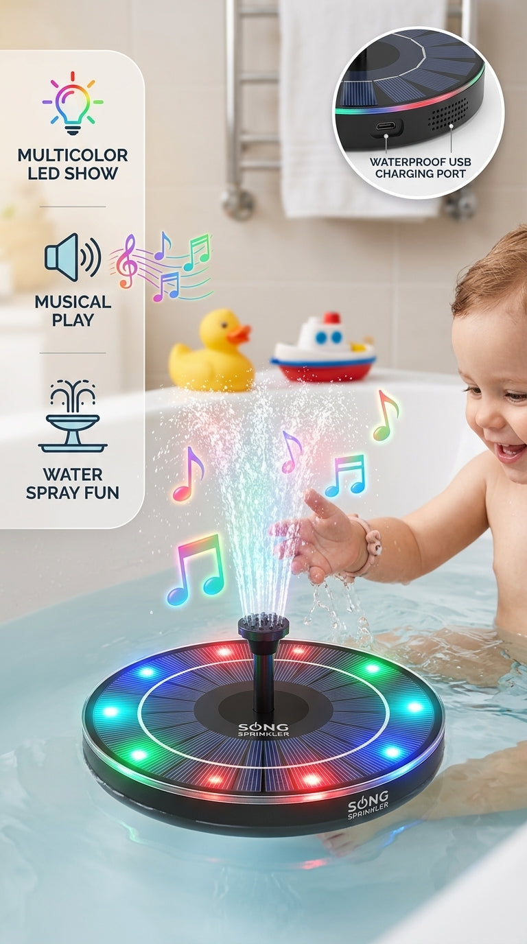 🎵 Badezimmer-Musikbrunnen-Spielzeug