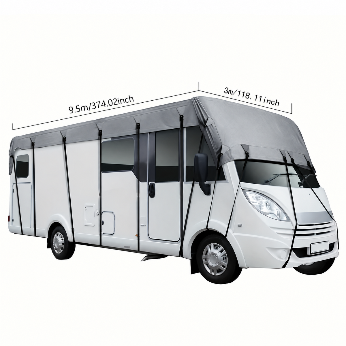 ⏳Zeitlich begrenztes Angebot⏳ Dachabdeckung für Wohnwagen und Wohnmobile aus 210D-Oxford-Gewebe