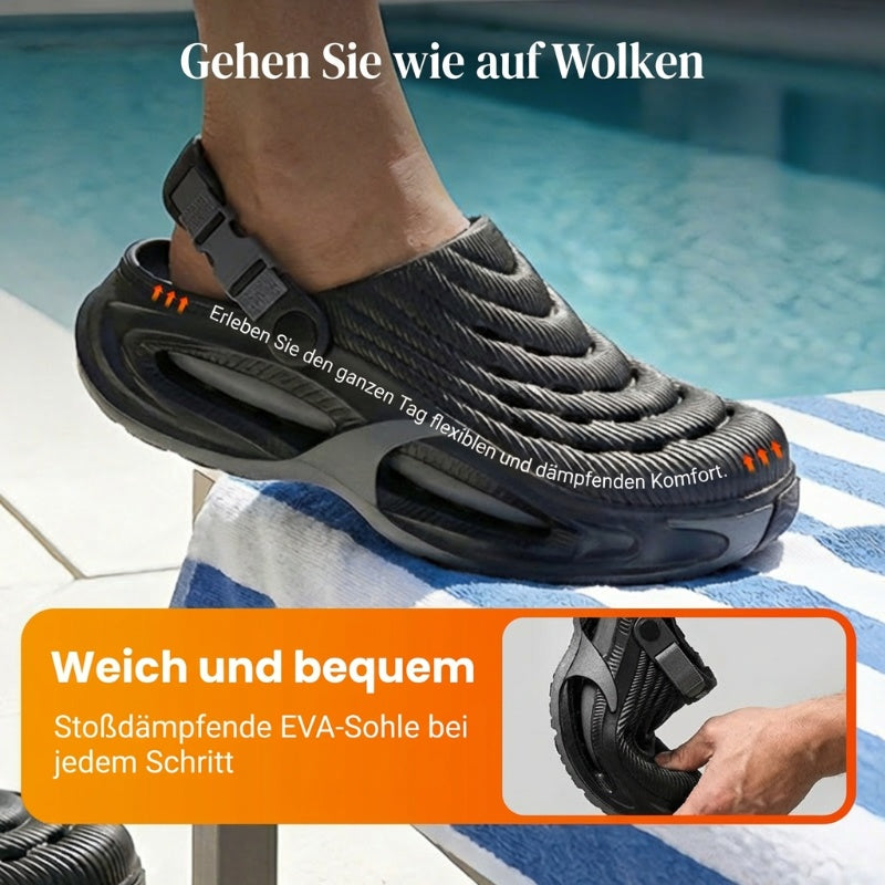👡 50% RABATT! 💧 Atmungsaktive rutschfeste Clogs – Komfortabel, sicher & ideal für Badezimmer, Pool & Garten 🌿
