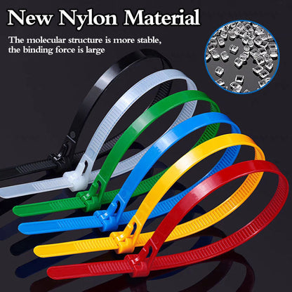 🔥Selbstverriegelnde Premium Nylon Kabelbinder（50% OFF）