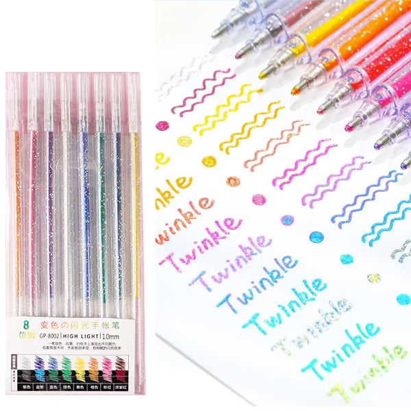 🔥Weihnachtsverkauf – 44 % Rabatt🎨 Glitzernder Gelstift-Set🎄Leuchtende Farben, grenzenlose Kreativität