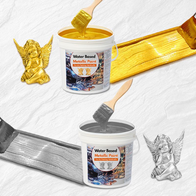 🔥🛡️Blattgoldfarbe auf Wasserbasis für Kunst, Malerei, Kunsthandwerk