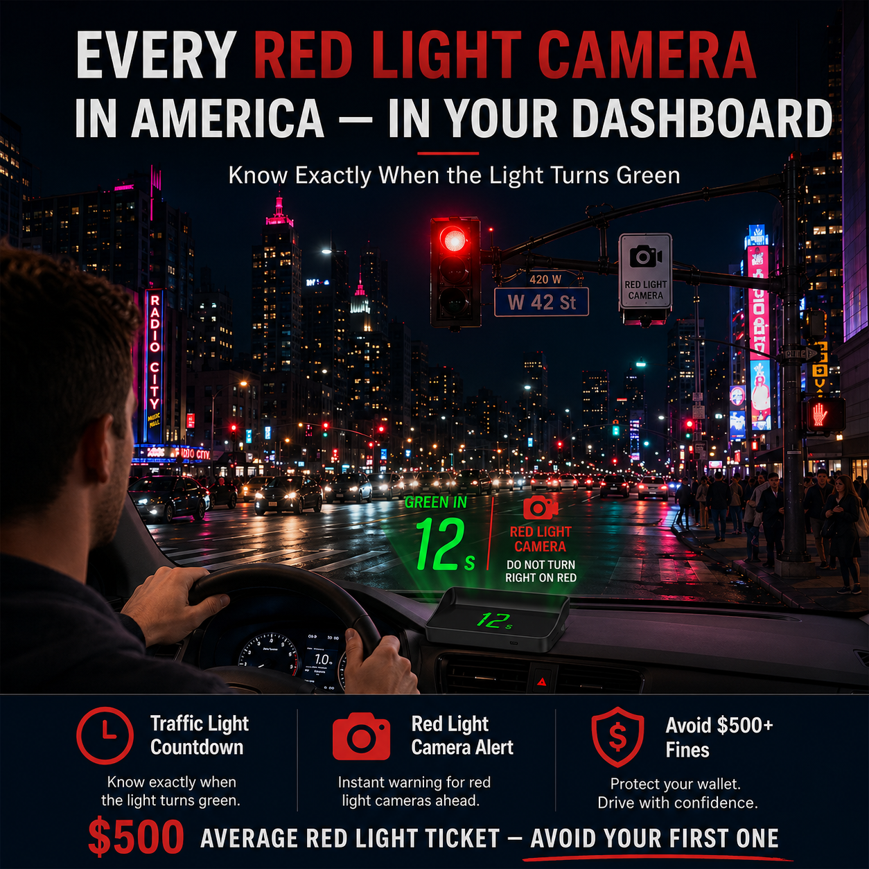 🚗🛰️ Head-Up-Display (HUD) mit digitalem Tachometer und Navigationssystem – behalten Sie die Straße im Blick und vermeiden Sie Bußgelder. 50 % Rabatt!