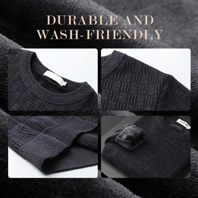 🔈🔈49%Rabatt🔥Mens warme exquisite Muster Crewneck Strickwege🎁