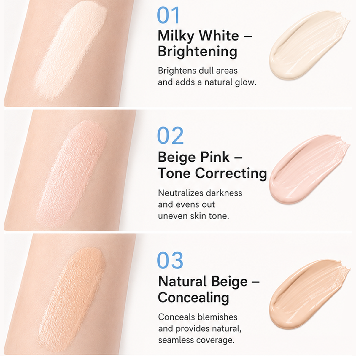 🔥Jetzt 2 zum Preis von 1!💄Vielseitiger feuchtigkeitsspendender Flüssig-Concealer-Stift  ✨