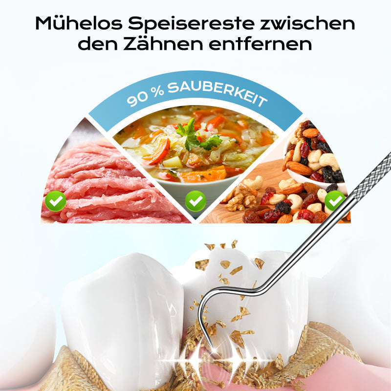 ⚡ Edelstahl Zahnstocher Set | Hygienisch & Langlebig 🦷✅