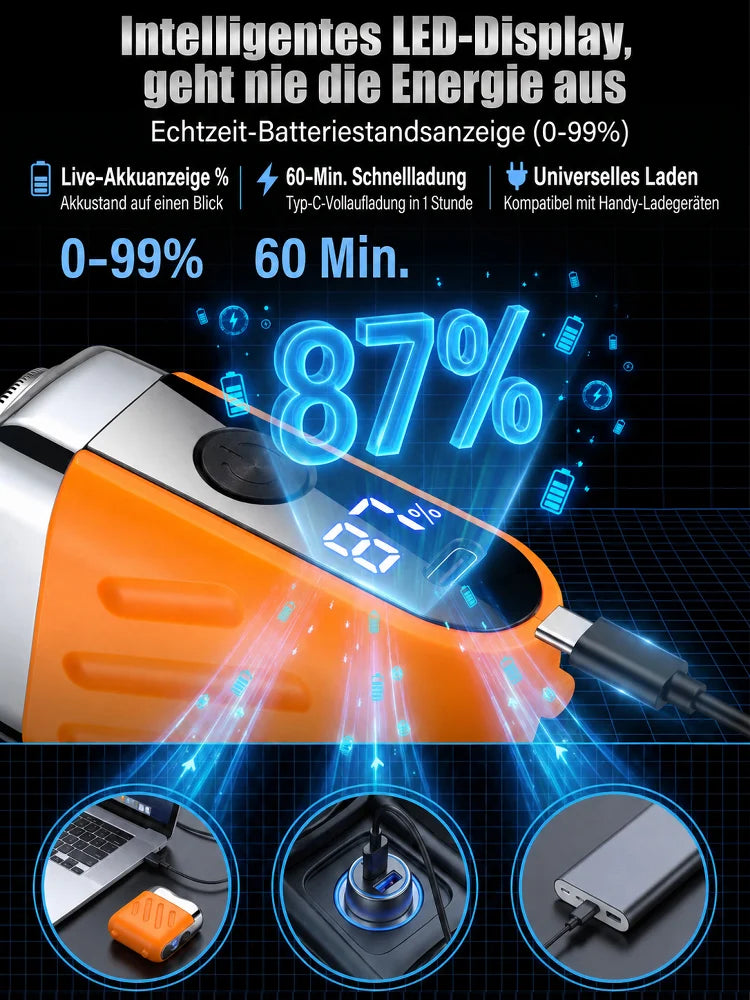 🔥2026 Neues Design 51 % Rabatt🔥Tragbarer elektrischer Mini-Rasierer für Männer