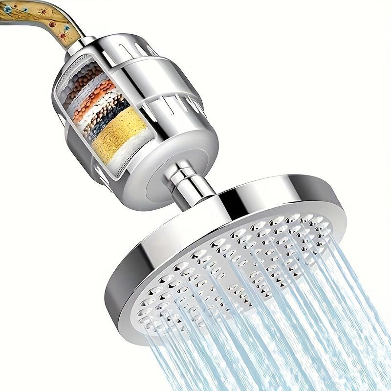 🧼54 % Rabatt🚿Ein 20-stufiges Filtersystem entfernt Chlor und Schadstoffe und liefert so enthärtetes Wasser für die Duschköpfe im Badezimmer.💧