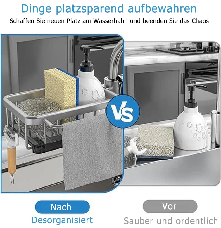 (HEISSER VERKAUF - 49% RABATT) Organizer für die Küchenspüle